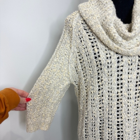 Anthropologie Sleeping on Snow Knit Cowl Neck Sweater (XS) - Picture 4 of 8